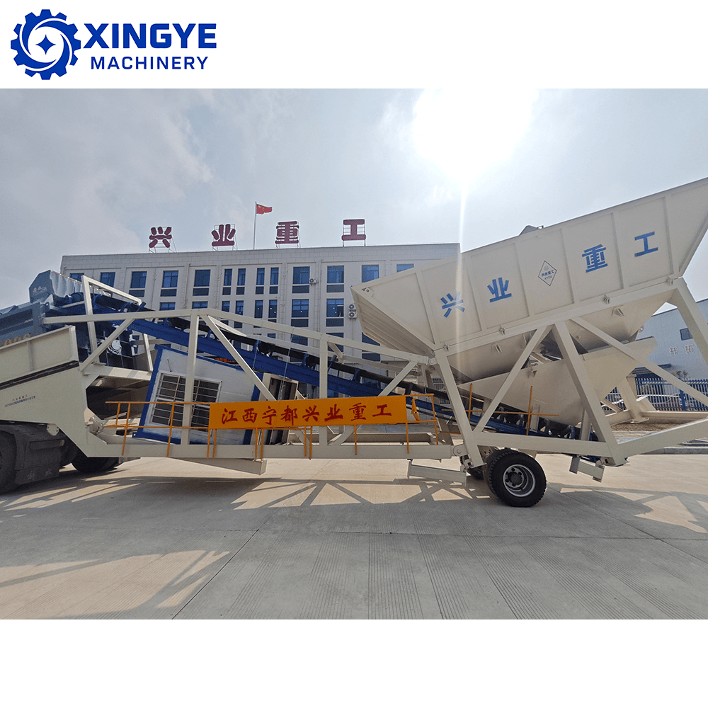 YHS Drum-Type Mobile Concrete Batching Plant Series