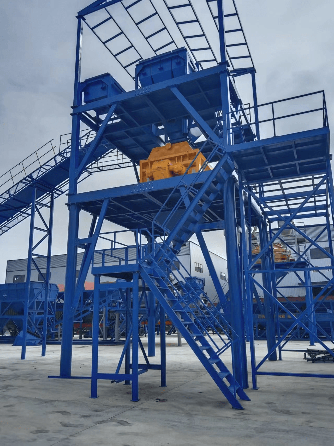 Xingye concrete batching plant installation